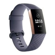 Fitbit Charge 3 Fitness Activity Tracker (Rose Gold/Blue Grey)