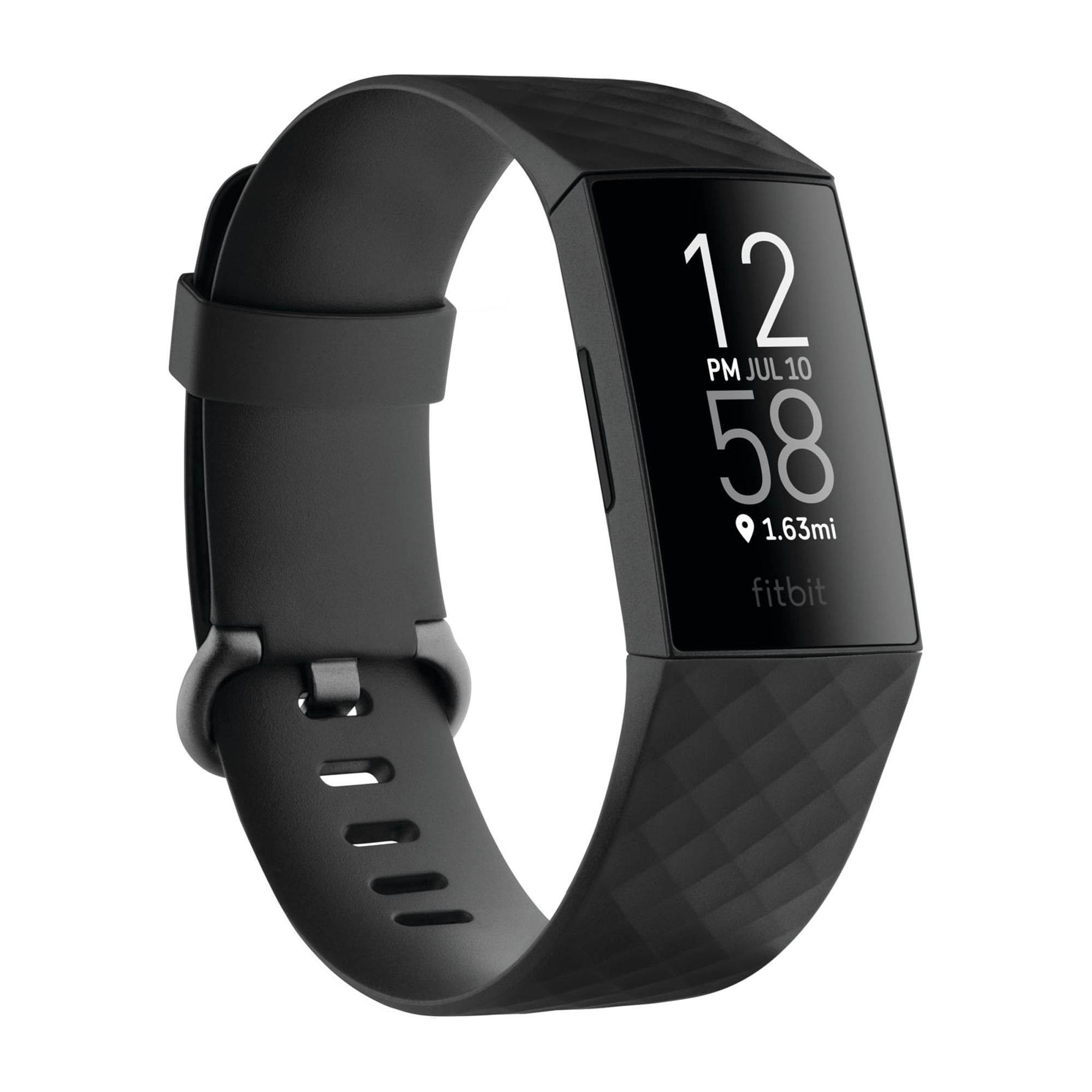 Fitbit Charge 4 (NFC) Activity Tracker, Black/Black - image 1 of 8