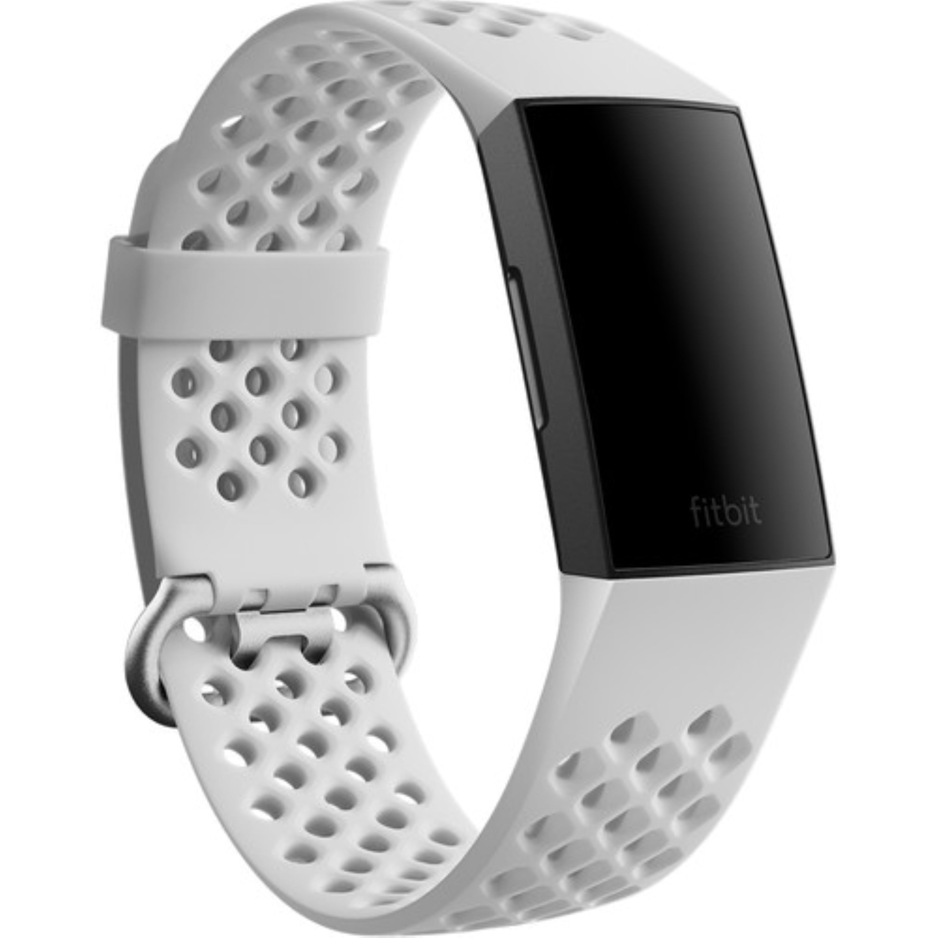 Bracelet Sport Diamant Fitbit Charge 3/4 - Blanc