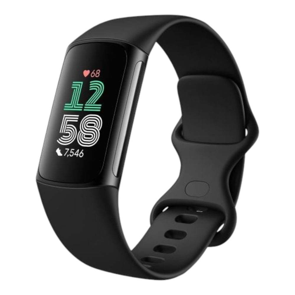 Fitbit Charge 6 Health & Fitness Tracker Bundle with Bonus White Band GA05183NA-BNDL