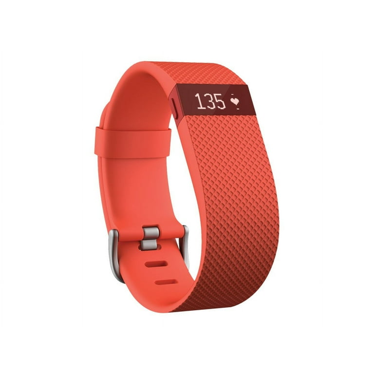 Fitbit Charge HR Large activity tracker monochrome Bluetooth tangerine Walmart