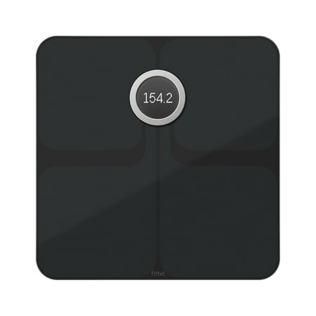 Fitbit - Aria Digital Bathroom Scale - Black