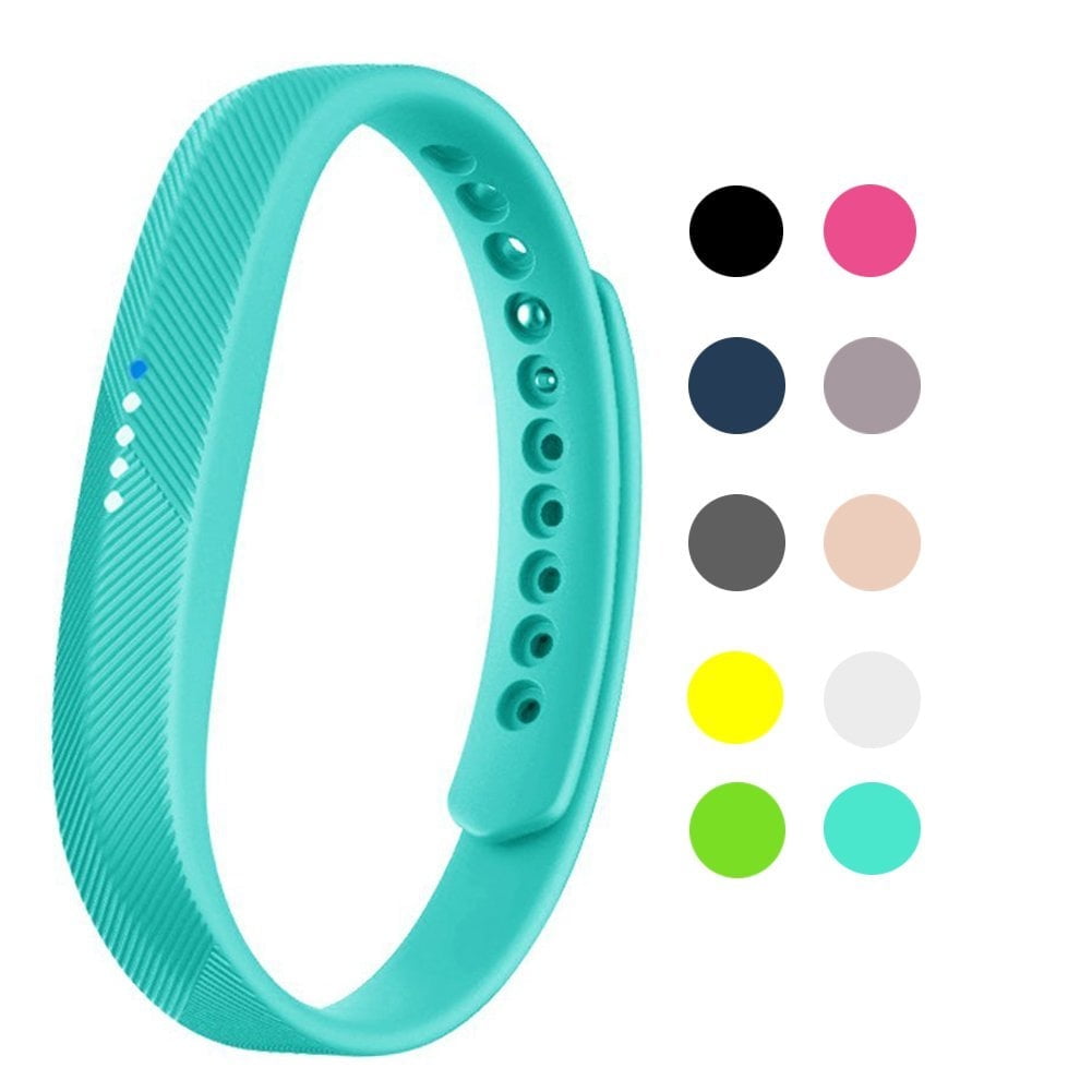 Fitbit Flex 2 Bands Replacement Wristband Accessories Classic TPU Material Sport Strap for 2016 Fitbit Flex 2 Fitness tracker Small Green Walmart