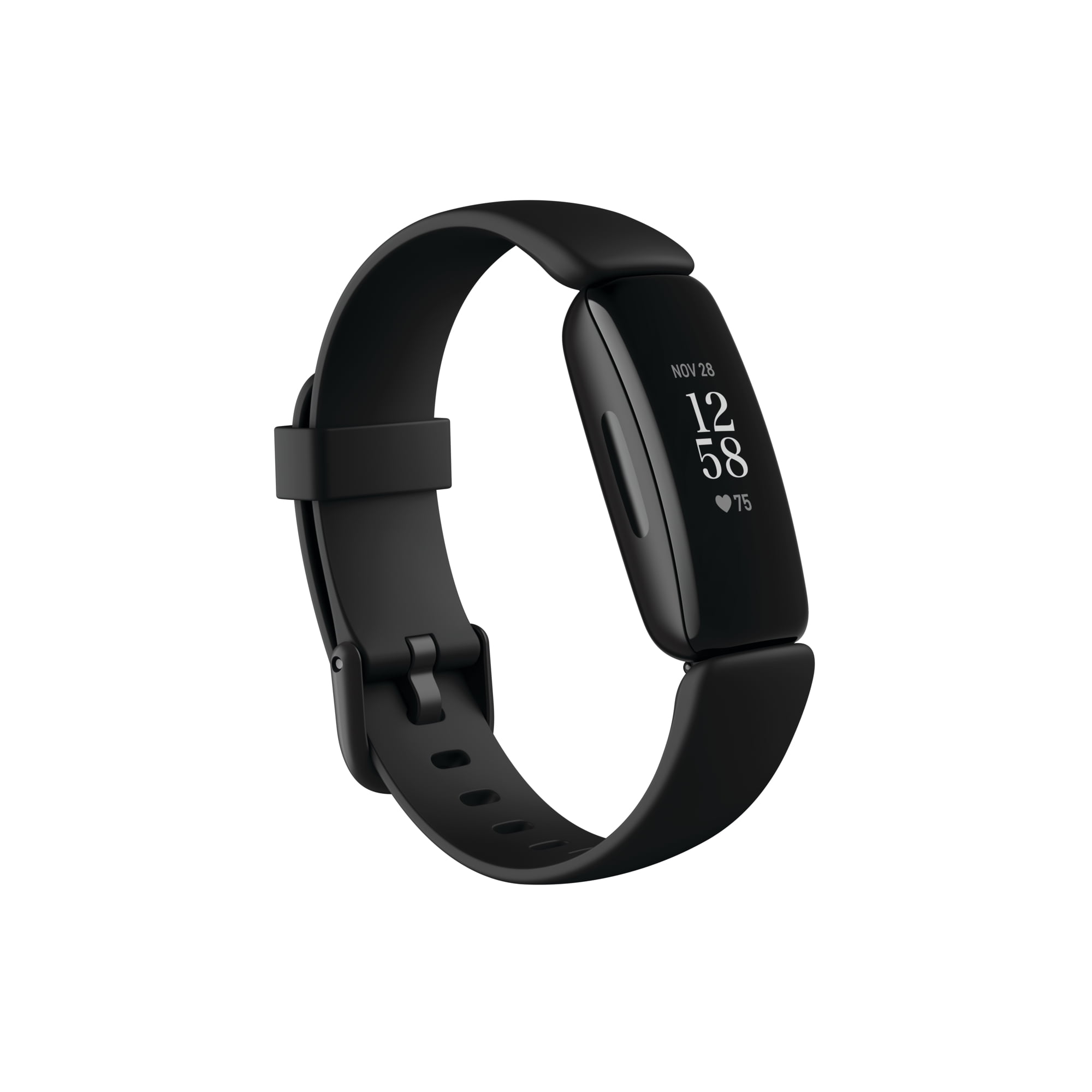 Reception halstørklæde temperatur Fitbit Inspire 2 Fitness Tracker - Black - Walmart.com
