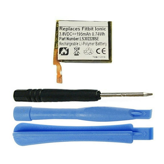 Fitbit Ionic FB503 Smart Fitness Watch Battery Replacement LSSP302228SE 195mAh