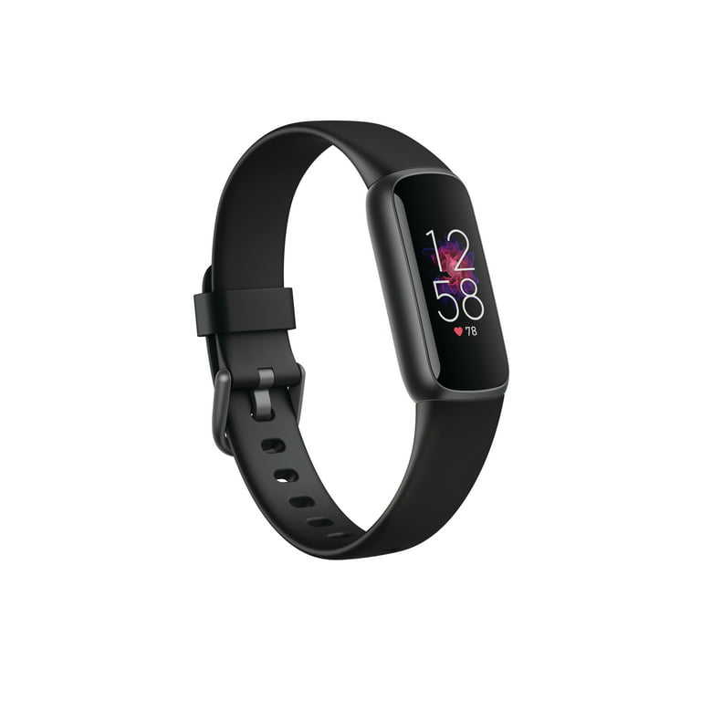 Gøre en indsats Maxim lemmer Fitbit Luxe Fitness & Wellness Tracker - Black/Graphite Stainless Steel -  Walmart.com