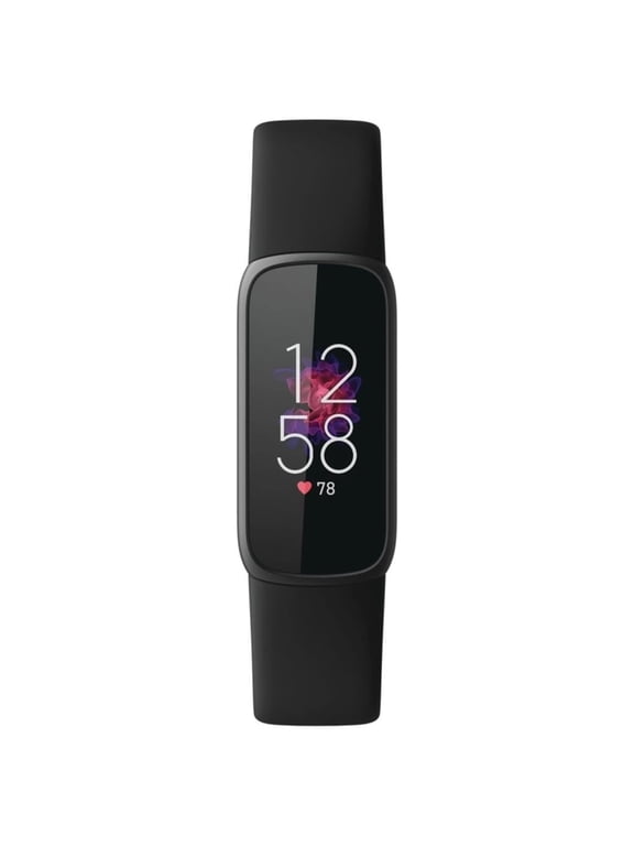 Luxe Fitness and Wellness Tracker (Bonus Bands Included) - Black