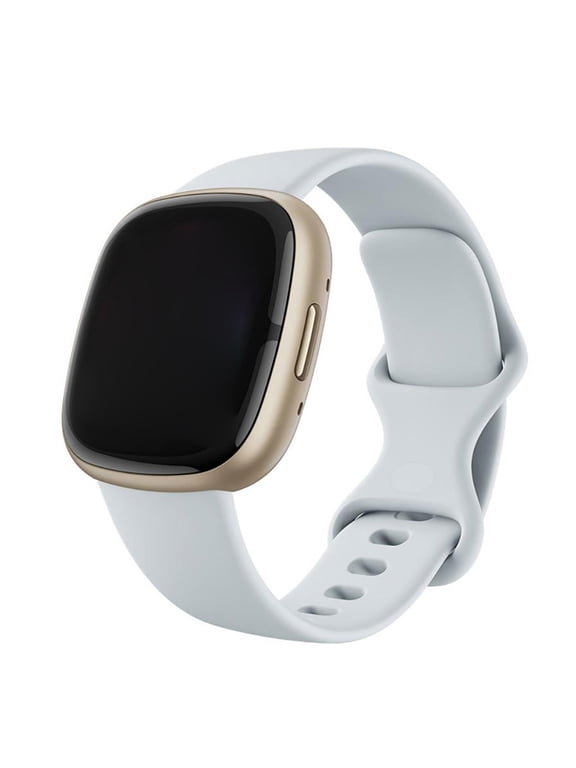 Sense 2 Advanced Health and Fitness Smartwatch with Tools to Manage Stress and Sleep, ECG app, SpO2, 24/7 heart rate and GPS. Fitbit Sense 2 in Blue Mist / Soft Gold Aluminum.