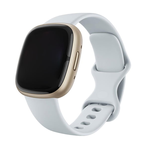 Fitbit Sense 2 Advanced Health and Fitness Smartwatch with Tools to Manage Stress and Sleep, ECG app, SpO2, 24/7 heart rate and GPS. Fitbit Sense 2 in Blue Mist / Soft Gold Aluminum.