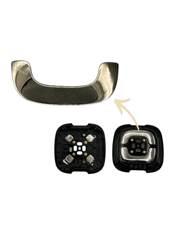 Fitbit Sense 2 FB521 Bottom Cover Metal Brackets Replacement (Silver) - Parts