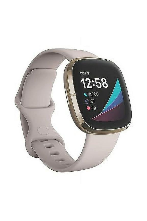 Sense Health & Fitness Smartwatch W/ ECG, Stress Sensor, Heart Rate, SpO2