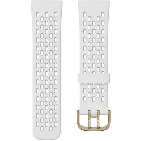 Fitbit Smartwatch Band, Frost White, Lunar White