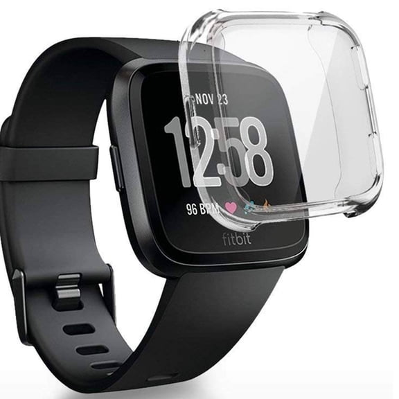 For Fitbit Versa 2 [2nd Gen] (Not For Fitbit Versa 1st Gen) Case, Heavy-Duty Shockproof Protective Full Cover Case Armor Guard Shield, Shock Adsorption, Drop Protection