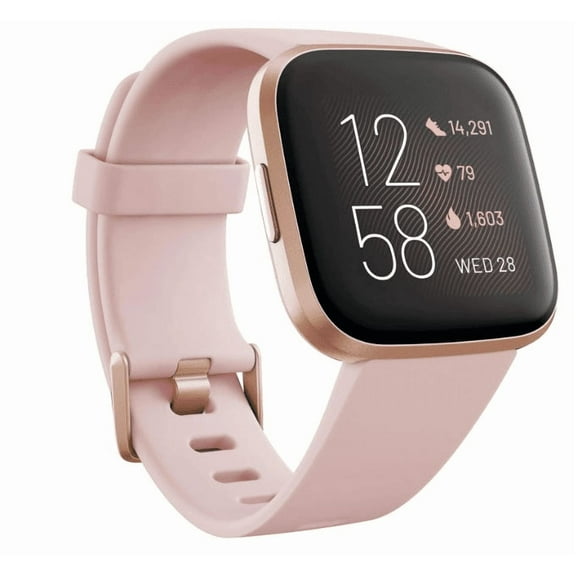 Fitbit Versa 2 Health & Fitness Smartwatch -Petal/Copper Rose High Quality, Similar to Original Performance