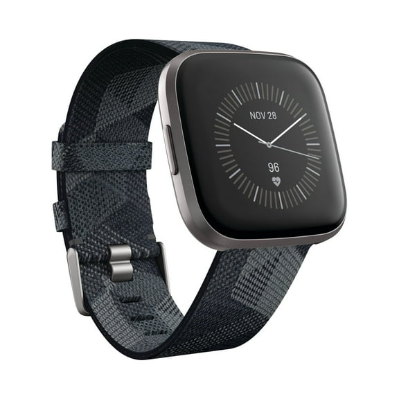 Fitbit Versa 2 Special Edition Health & Fitness Smartwatch - Smoke Woven/Mist Gray Aluminum