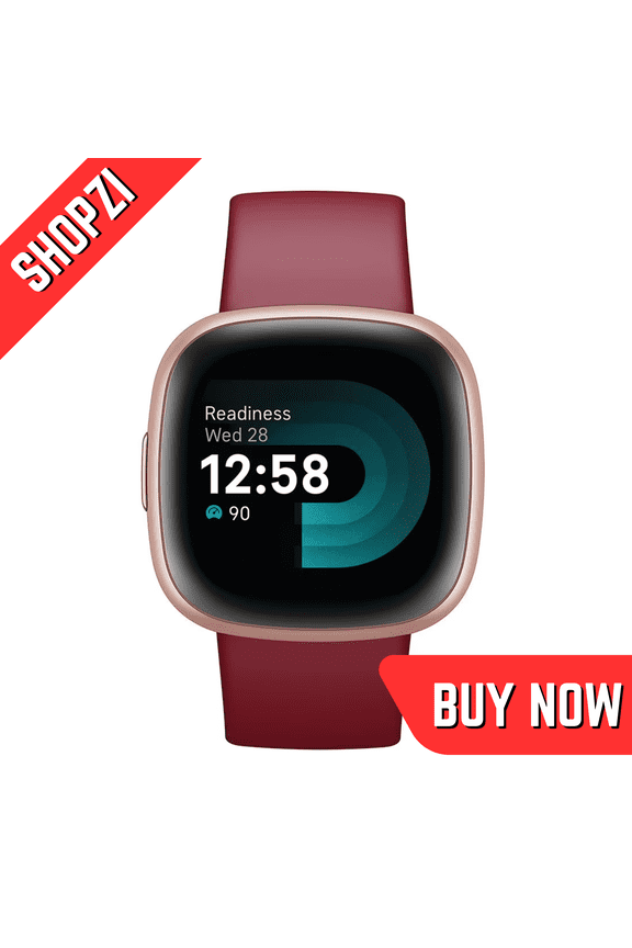 Versa 4 Fitness Smartwatch Bundle Beet Juice & Copper Rose