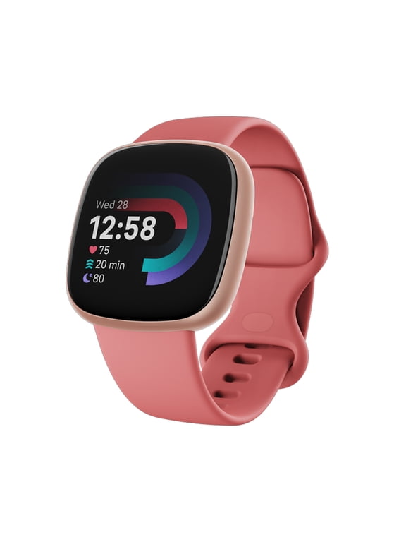 Versa 4 Fitness Smartwatch, Copper Rose, 6.3 Ounce