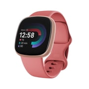 Fitbit Versa 4 Fitness Smartwatch, Copper Rose, 6.3 Ounce