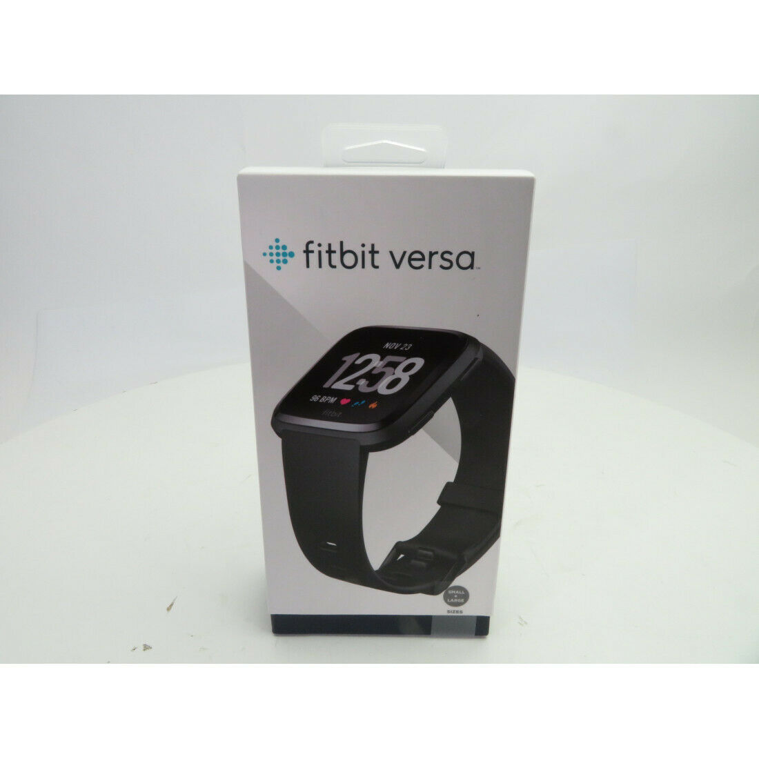 Fitbit Versa - Gunmetal - smart watch with band - black - Bluetooth - image 1 of 11