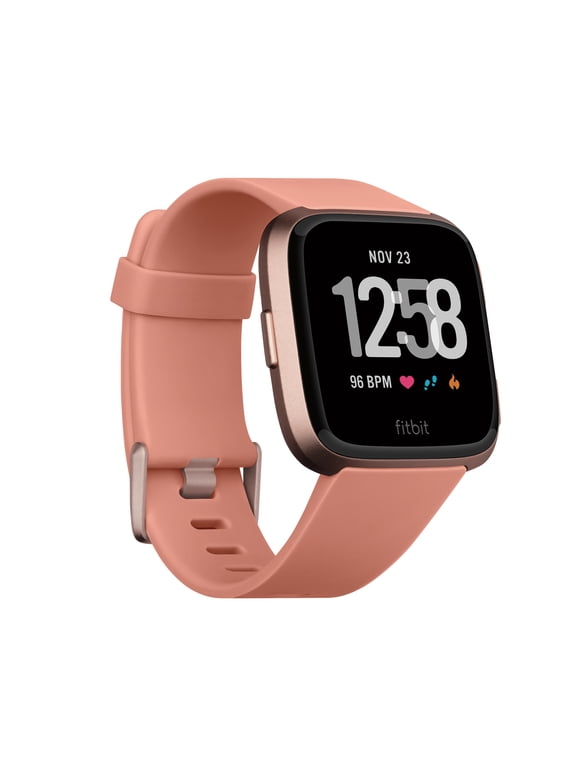 Versa Peach Band Rose Gold Aluminum Case