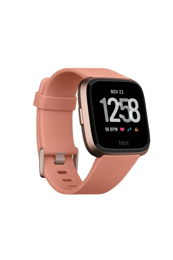 Versa - Peach Band - Rose Gold Aluminum Case