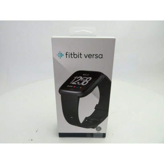 Fitbit Versa Smart Watch Black/Black