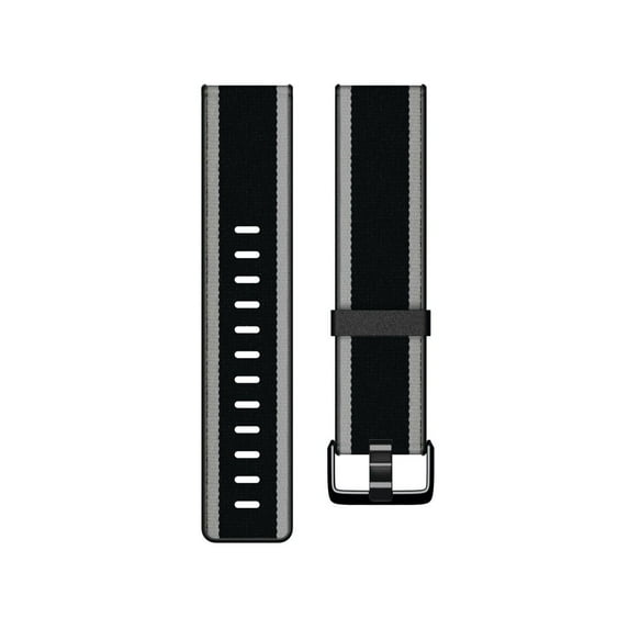 Fitbit Versa Smartwatch Accessory Band in Black/Gray, Large