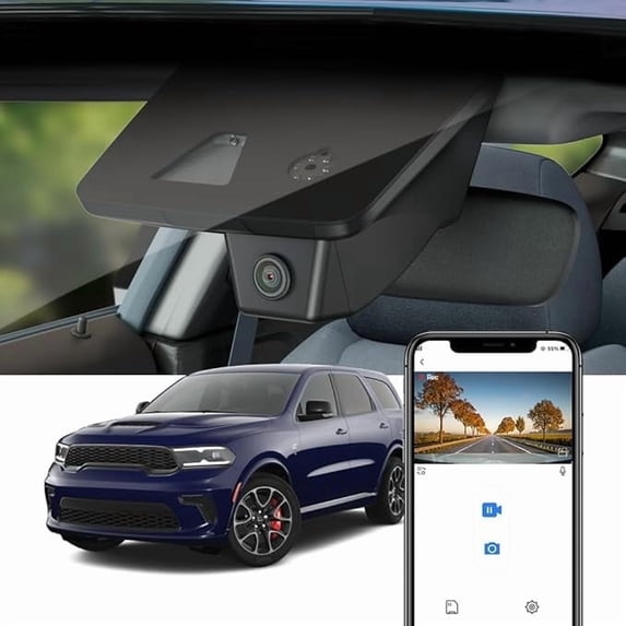 Dash And Rodge Fitcamx 4K Dash Cam Suitable for Dodge Durango 2021-2026 GT SXT R/T ...