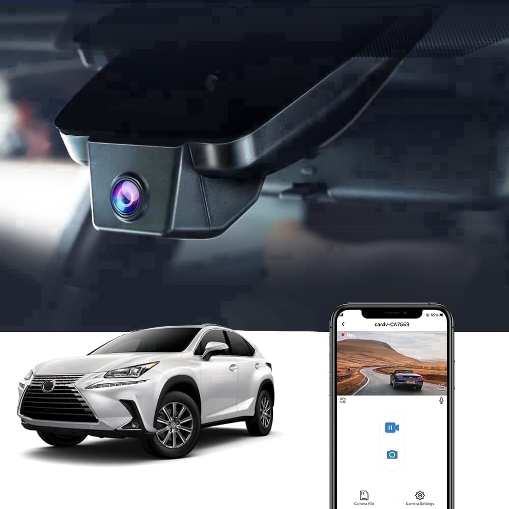 FITCAMX, 4K Dash Cam, suitable for Lexus NX 2018-2021, OEM Style
