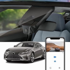 Fitcamx 4K Dash Cam Suitable for Lexus RC & RC F 2018-2025 RC300 RC350 F Sport RC F Track, OEM Factory Look, Built-in WiFi & APP, Plug & Play, 64GB Card