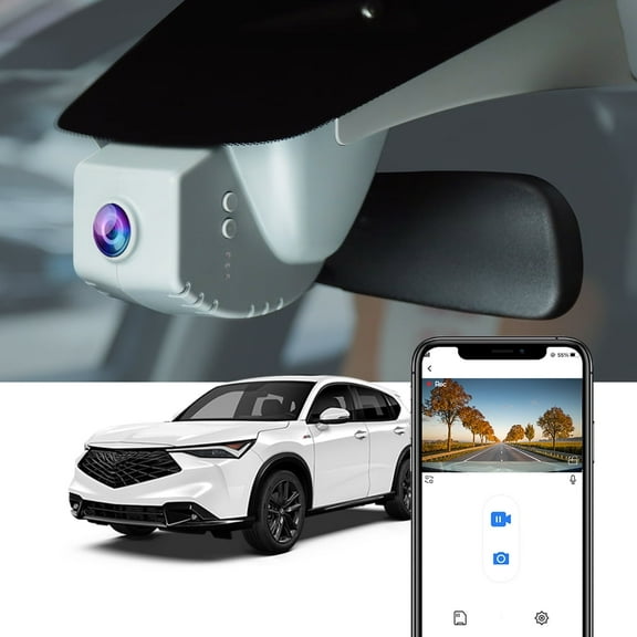 Fitcamx 4K Dash Cam Suitable for Acura ADX 2025-2026 (HD2-6350), OEM Factory Look, Built-in WiFi & APP, Easy to Install, 64GB Card