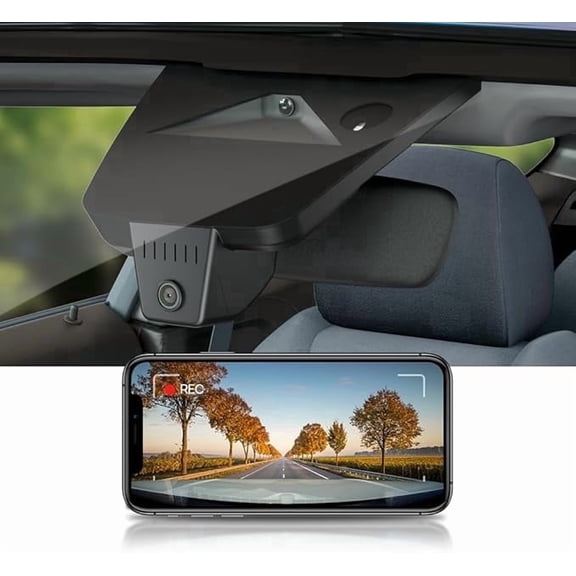 Fitcamx 4K Dash Cam for Ford Ranger 2024-2026 (HD2-D4400), OEM WiFi, G-sensor, Plug & Play, 64GB