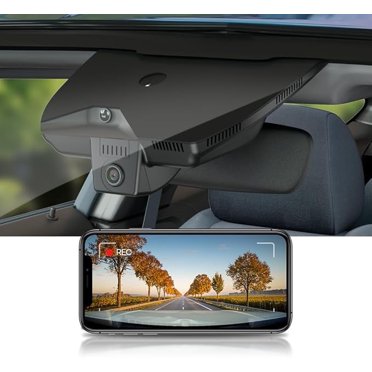 Fitcamx 4K Dash Cam For Kia K5 2021-2024 - Front & Rear Dual Camera, OEM Look, Built-in WiFi, G-Sensor, Loop Recording, Includes 128GB Card