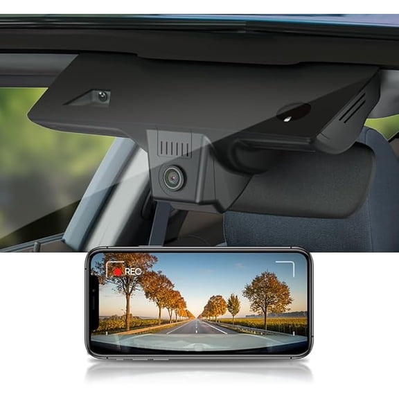 Fitcamx 4K Dash Cam Suitable for Ram ProMaster & ProMaster EV 2024-2025 Tradesman SLT 1500 2500 3500 (HD2-D2200), 64GB Card