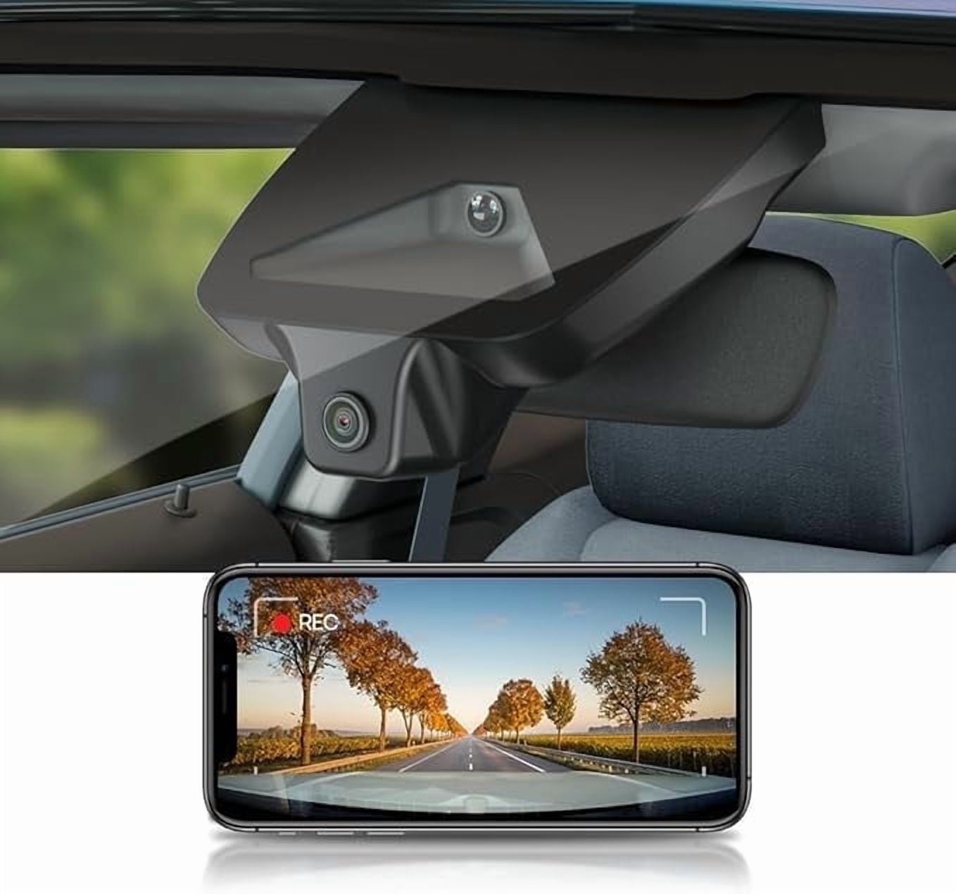 Mangoal 4K Dash Cam For Toyota 4Runner 2020-2024 - Custom OEM Fit, UHD 2160P, WiFi, GPS, Includes 64GB Card