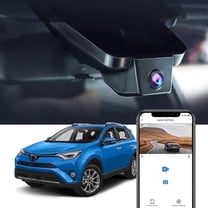 Fitcamx 4K Dash Cam Suitable for Toyota RAV4 2017 2018 LE Limited XLE SE Adventure Platinum (4th Gen/XA40), 64GB Card