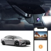 Fitcamx 4K Dash Cam for Toyota Camry 2021-2024 (Gen8/XV70), OEM Look WiFi, Plug & Play, Night Vision, Loop Recording, 64