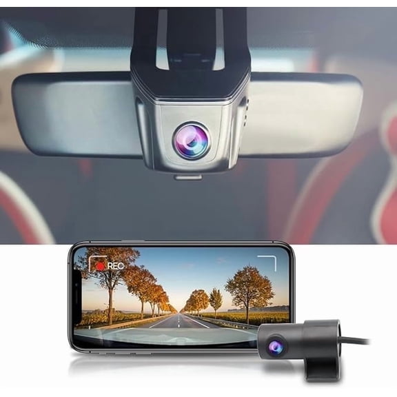Fitcamx 4K Dual Dash Cam General Suitable for Lexus RX NX UX 2016 2017 2018 2019 2020 2021 2022 (Model A), Front 2160P+Rear 1080P Resolution, WiFi & APP, 128GB Card