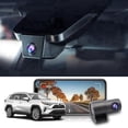 thumbnail image 1 of Fitcamx 4K Front & 1080P Rear Dash Cam for Toyota RAV4 2022-2025 (Vent Hole), OEM Look WiFi, Night Vision, Loop Recording, 128GB, 1 of 6