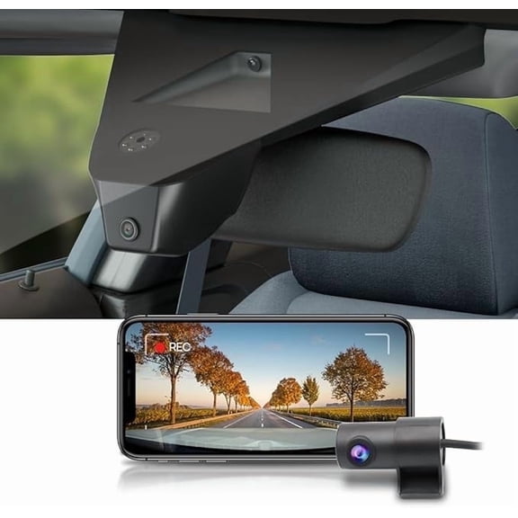 Fitcamx Dual 2160P+Rear 1080P Dash Cam for 2024 - 2026 Acura MDX & Type S (HD2-D4600), 128GB Card