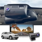 Fitcamx Front 4K+Rear 1080P Dash Cam for 2014-2020 Dodge Durango GT SXT Plus Limited R/T Citadel HD2-6091, OEM Look, WiFi & APP, 128GB Card
