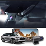 FITCAMX 4K Front + 1080P Rear Dash Cam for 2020-2026 Toyota Highlander, OEM Look, WiFi, APP, 128GB Card