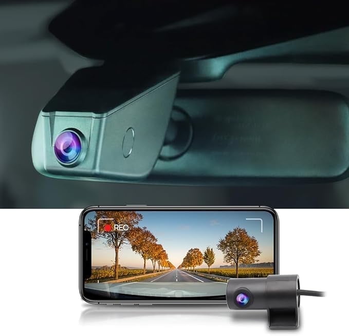 Fitcamx Front 4K+Rear 1080P Dash Cam Adapts for Toyota Sequoia 2012 ...