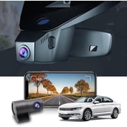 Fitcamx Front 4K+Rear 1080P Dash Cam Suitable for VW Passat 2016-2023 S R-line SE SEL V6 GT 1.8T 2.0T B8 HD2-6108, OEM Style, WiFi Connect & APP, Parking Mode, 128GB