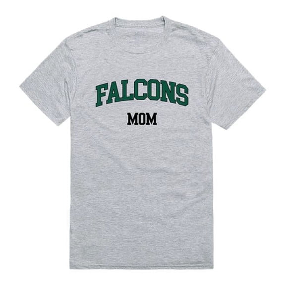 Fitchburg State University Falcons College Mom T-Shirt, Heather Grey - Large