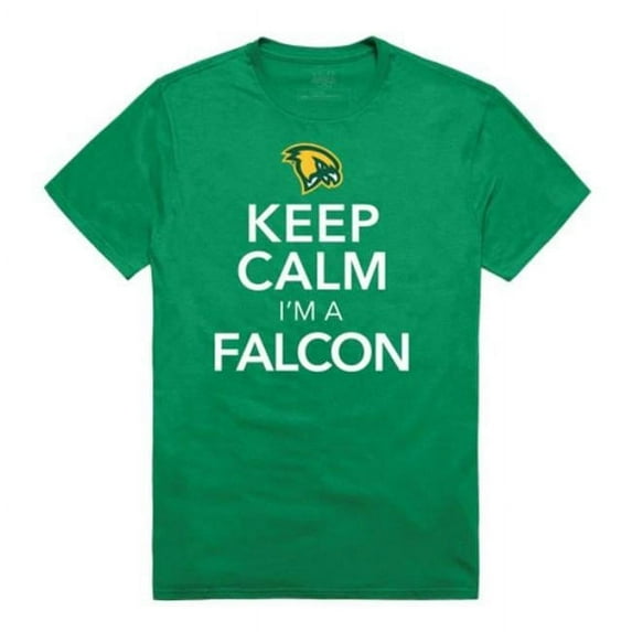 Fitchburg State University Falcons Keep Calm T-Shirt, Kelly - Medium