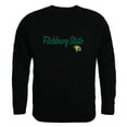 thumbnail image 1 of Fitchburg State University Falcons Script Crewneck Sweatshirt, Black - Medium, 1 of 1