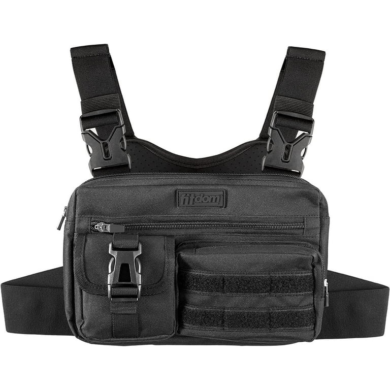 Grey Tactical Chest Bag