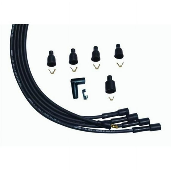 Fitech 51004 40 ft. Go Fuel AN-6 Stainless Steel Hose Kit with 10 Micron Filter & Check Valve, Black
