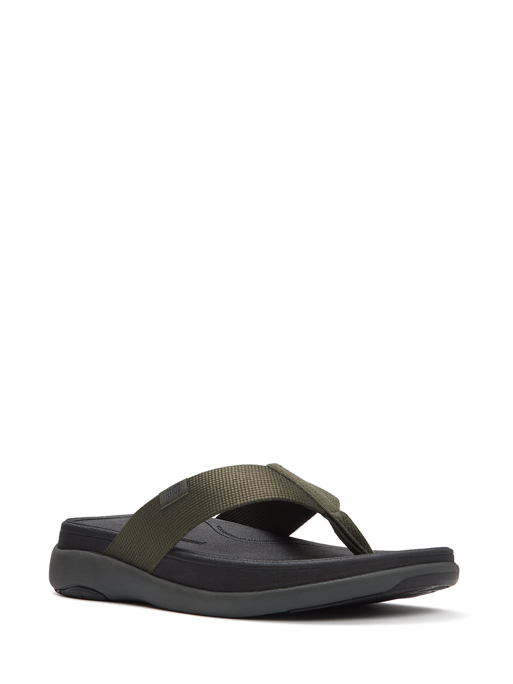 Fitflop Men's F-Mode Go Textured-Webbing Toe-Post Sandals